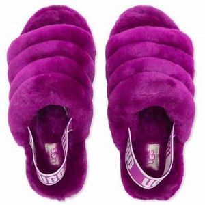 UGG Fluff Yeah Slide Slipper Berrylicious